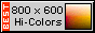 800 x 600 Hi-Colors.